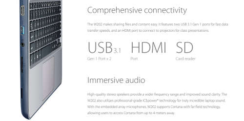 LATE ENTRY!*MINT!*ASUS W202N*INTEL CELERON N3350*7TH GEN*4GB RAM*64GB SSD*WARRANTY*
