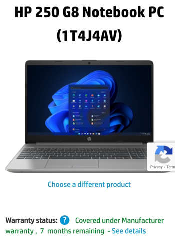 EXCELLENT*HP 250 G8-N4020-9TH GEN*8GB DDR4*500GB HDD*7 MONTHS WARRANTY*