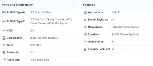 *Ultimate CARBON Ultrabook*TOUCHSCREEN*DELL LATITUDE 7310*i5-10210U*8GB*256GB SSD*FHD*BACKLIT*