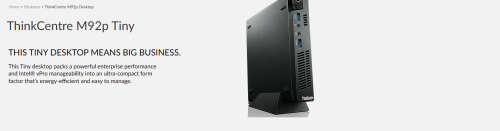 LATE ENTRY!*EXCELLENT*LENOVO THINKCENTRE M92P TINY*i5VPRO-3470T*8GB RAM*500GB HDD*