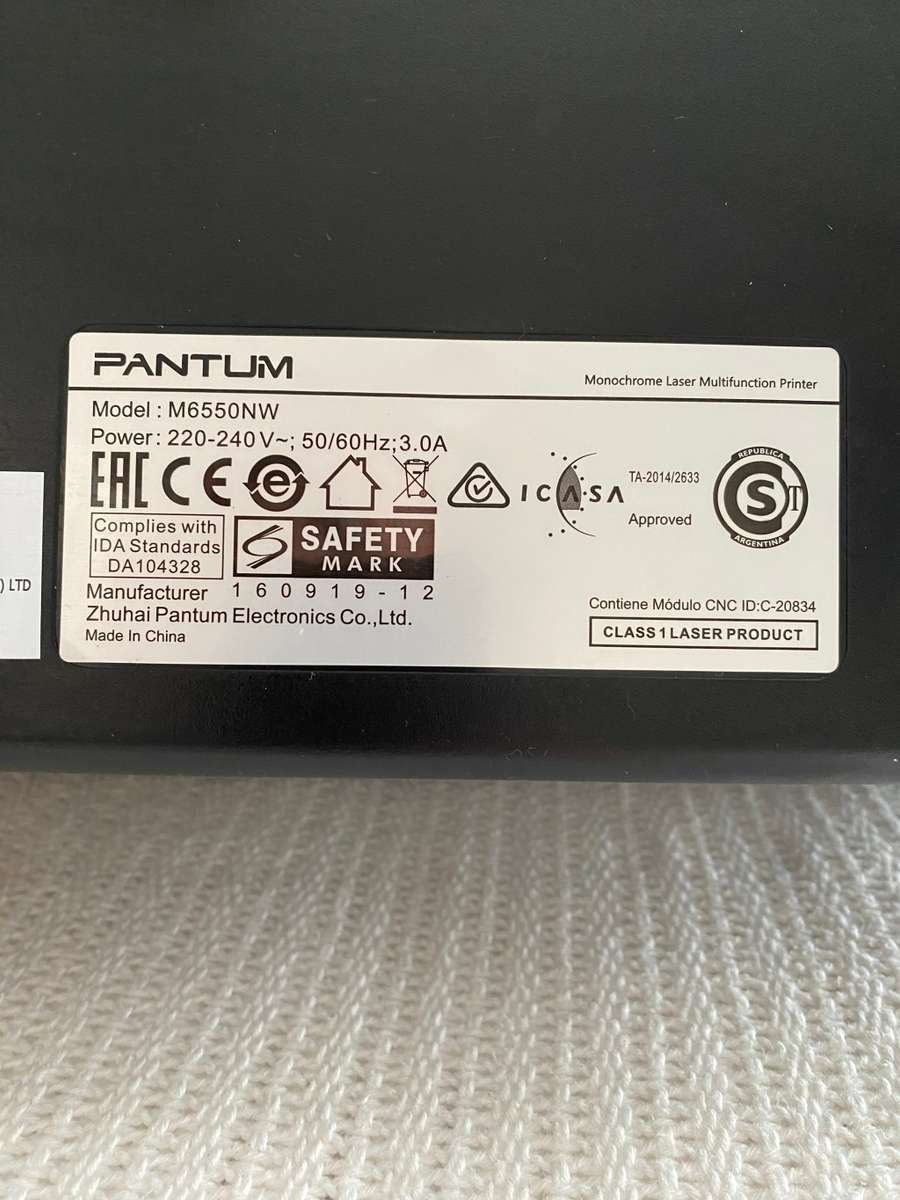 Pantum M6550NW 3-In-1 Mono LaserJet Multifunction Printer