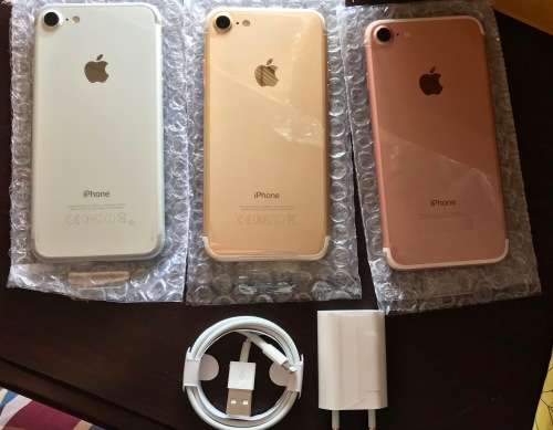 Apple iPhone 7 Gold 128gb unused as pictured 12 month warranty