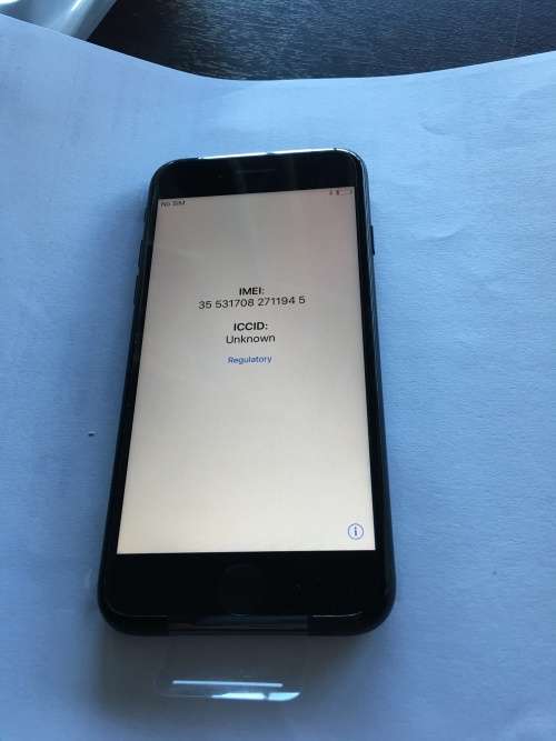 Apple iPhone 7 Matte Black 128gb unused as pictured 12 month warranty