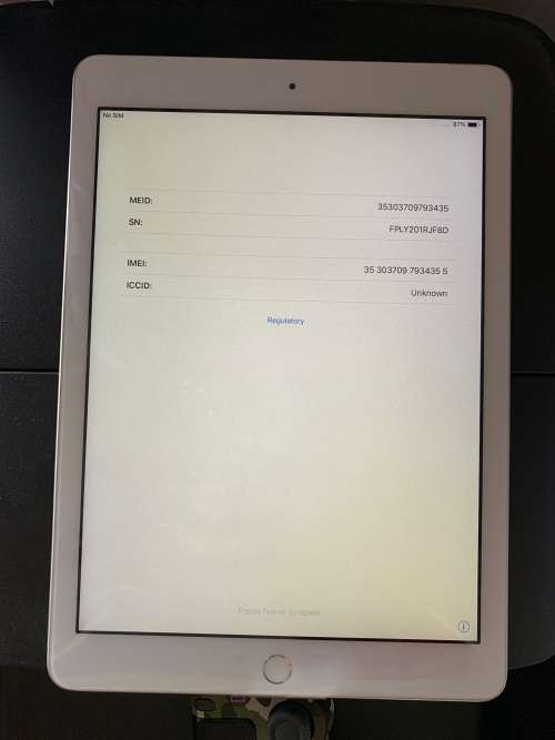 Apple Ipad 6th Gen 32gb 9.7" Silver WIFI+CELLULAR NEW NEW NEW