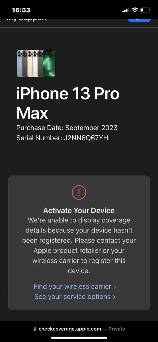 Apple iPhone 13 Pro Max Sierra Blue 512gb NEW***12 Month Warranty 10/10