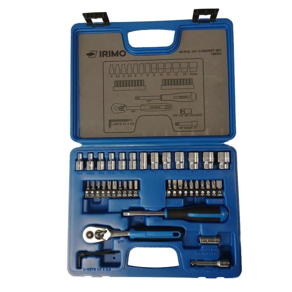 iRIMO 1/4 inch socket set 40 pieces ***HIGH QUALITY**
