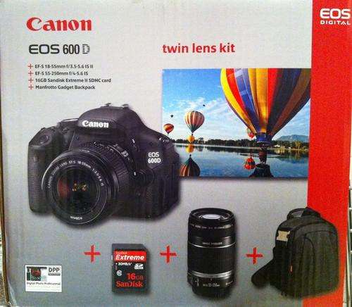 Canon 600d Twin Lens bundle *** Incredible Value!!!