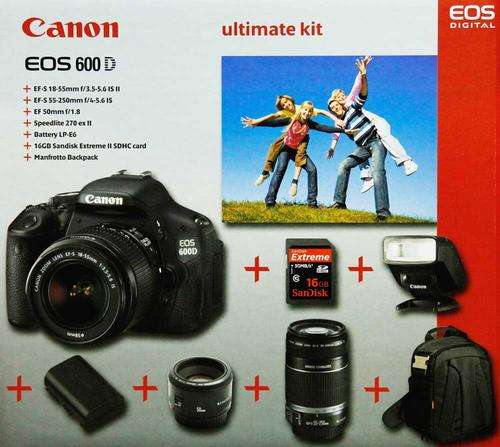 Canon 600D DSLR Ultimate Kit ***WOW ***SALE ***SALE ***SALE