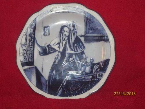 Delft Wall Plate "Morning Aboultions"