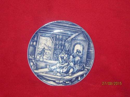 Delft Wall Plate "Pottery Worker"