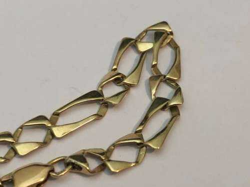 9ct 16cm SOLID GOLD BRACELET