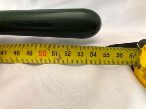 ANTIQUE  BRASS HAND PUMP GARDEN SPRAYER WITH WOODEN HANDLE (54cm) - INTERSTING DISPLAY PIECE