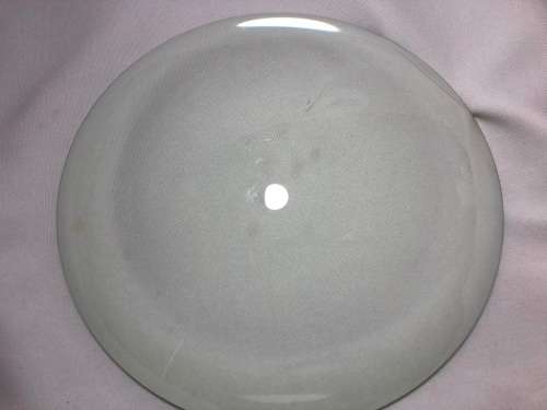 LARGE RETRO GLASS MAGNIFYING PAPER WEIGHT 16CM