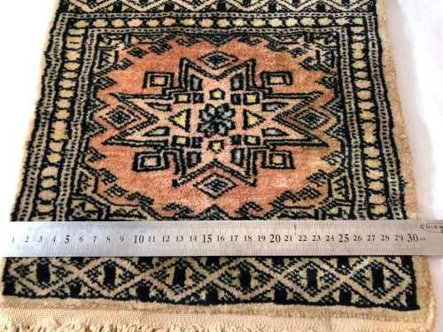 COLLECTION OF 4 SMALL PERSIAN "TABLE" CARPETS - PERFECT CONDITION