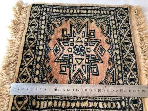 COLLECTION OF 4 SMALL PERSIAN "TABLE" CARPETS - PERFECT CONDITION