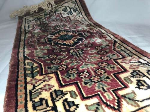 COLLECTION OF 4 SMALL PERSIAN "TABLE" CARPETS - PERFECT CONDITION