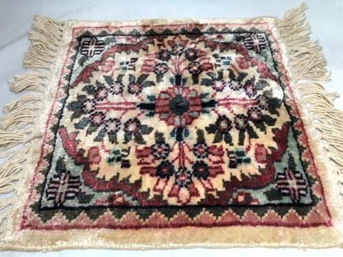 COLLECTION OF 4 SMALL PERSIAN "TABLE" CARPETS - PERFECT CONDITION