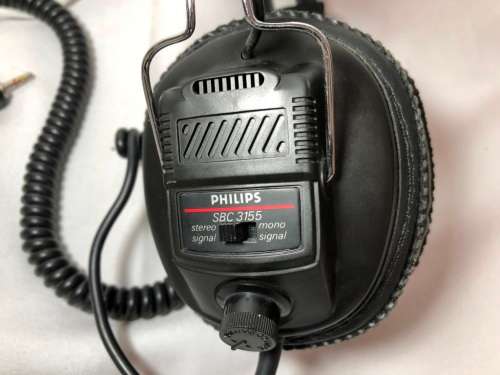 RETRO PHILIPS HEADPHONE SBC 3155 - WORKING PERFECTLY