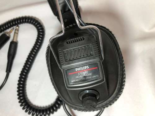 RETRO PHILIPS HEADPHONE SBC 3155 - WORKING PERFECTLY