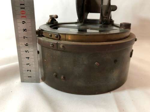 WW2 BRITISH RAF AIRCRAFT OBSERVER'S COMPASS WITH AZIMUTH CIRCLE - TYPE O.2.A Ref 6A/0.892