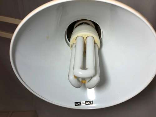 VINTAGE ARCHITECT LAMP WITH BASE - WORKING