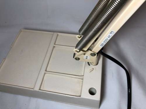 VINTAGE ARCHITECT LAMP WITH BASE - WORKING