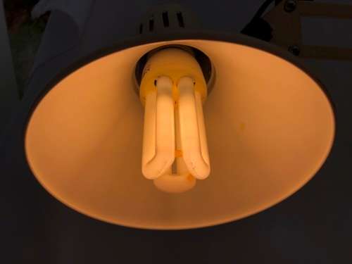 VINTAGE ARCHITECT LAMP WITH BASE - WORKING