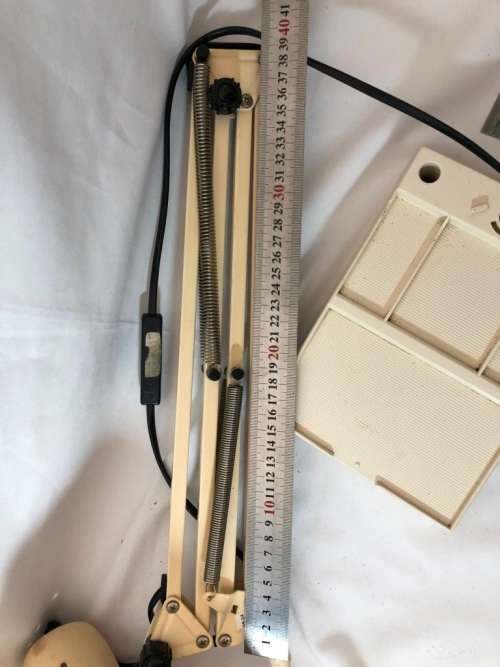 VINTAGE ARCHITECT LAMP WITH BASE - WORKING