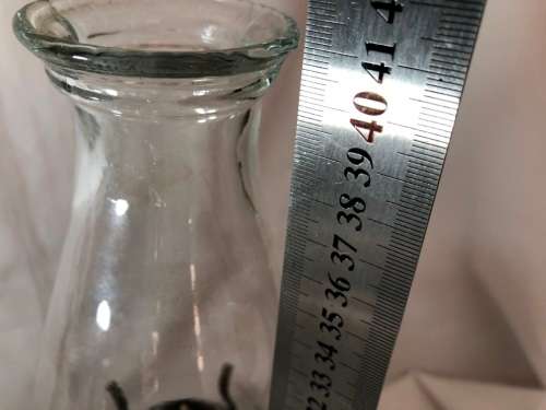 DETAILED GLASS OIL LAMP - WORKING (40CM)