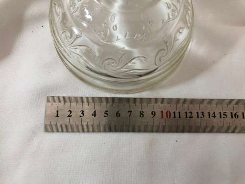 DETAILED GLASS OIL LAMP - WORKING (40CM)