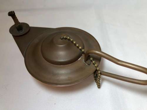 VINTAGE COPPER NORMEWARE OIL LAMP