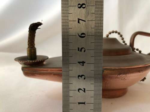 VINTAGE COPPER NORMEWARE OIL LAMP