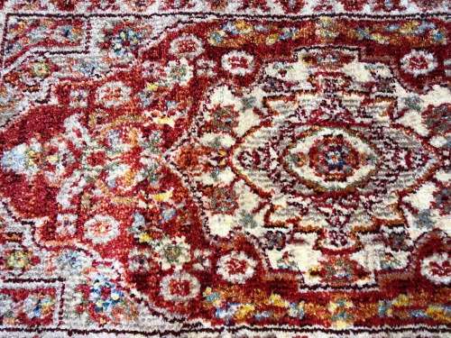 Luxurious Tabriz design carpet - made in Turkey - 150X48cm