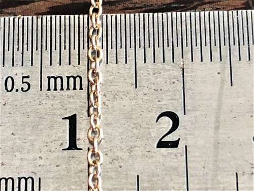 Splendid 9ct gold necklace - 45cm