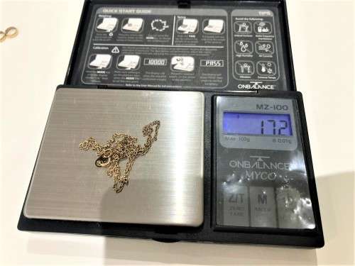 Splendid 9ct gold necklace - 45cm