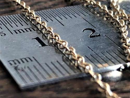 Splendid 9ct gold necklace - 45cm