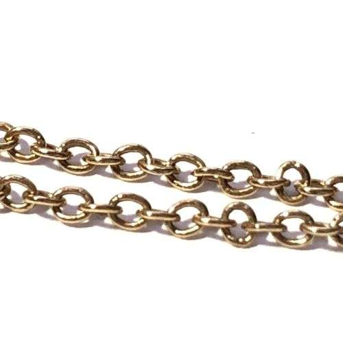 Splendid 9ct gold necklace - 45cm