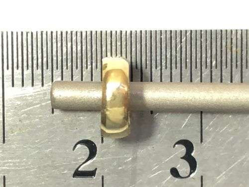 6 9ct Gold friendship rings for a necklace or bracelet