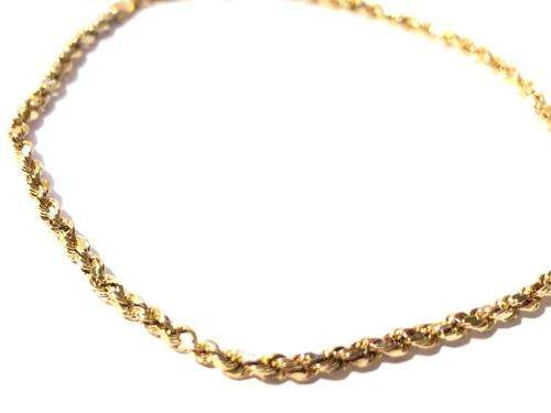 Exceptional 9ct gold bracelet - 19.5cm