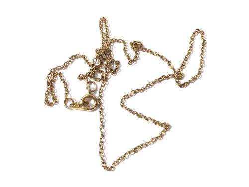 Splendid 9ct gold necklace - 45cm