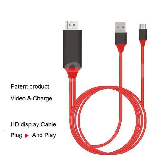iPhone Lightning to HDMI Cable Adapter 2M iPhone 7, 7Plus, 6S 6Plus, for iPad etc