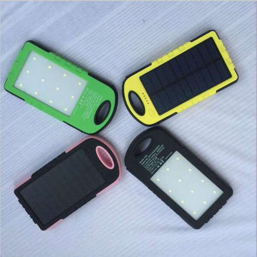 Power Bank 13600mAh with full back LED - Solar power charge