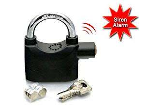 Alarm Lock 110 DBA STAINLESS STEEL ALARM SECURITY LOCK (BLACK)