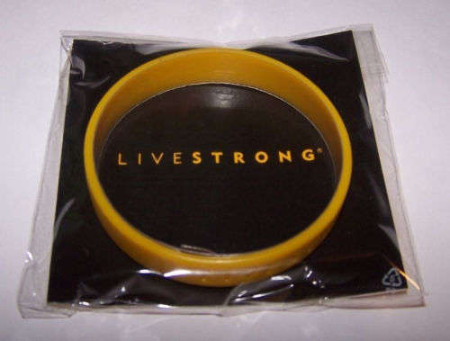 New nike livestrong cancer yellow 100% authentic bracelet L-XL wristband