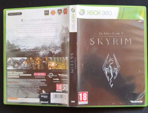 Xbox 360 The Elder Scrolls V: Skyrim Game Used