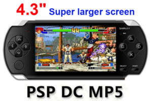 Multimedia Player Game Console Mp3 Mp4 Mp5 RMVB PSP with Camera E-book Photo 4GB Memory