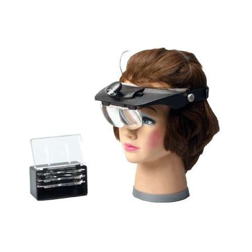 Magnifying Glass with Light and 4 x 3D Lenses *Ideal for hobbies, technicians, dentists etc.*