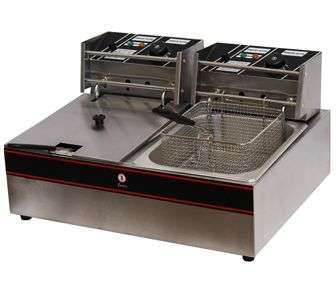 CATERING EQUIPMENT -2*6LT DOUBLE ELECTRIC FRYER- ARCTICA