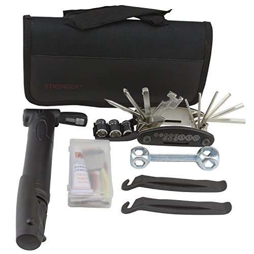 Bicycle / Bike Repair Tools Kit with Pump