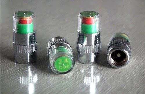Vehicle Tyre Air Pressure Indicator Monitoring Valve Cap